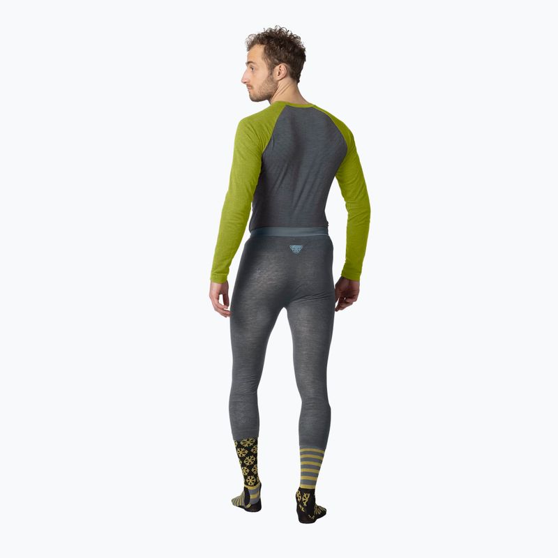 Men's thermal longsleeve DYNAFIT Tour Light Merino golden lime 3