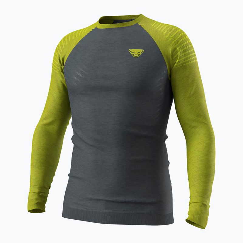 Men's thermal longsleeve DYNAFIT Tour Light Merino golden lime 4