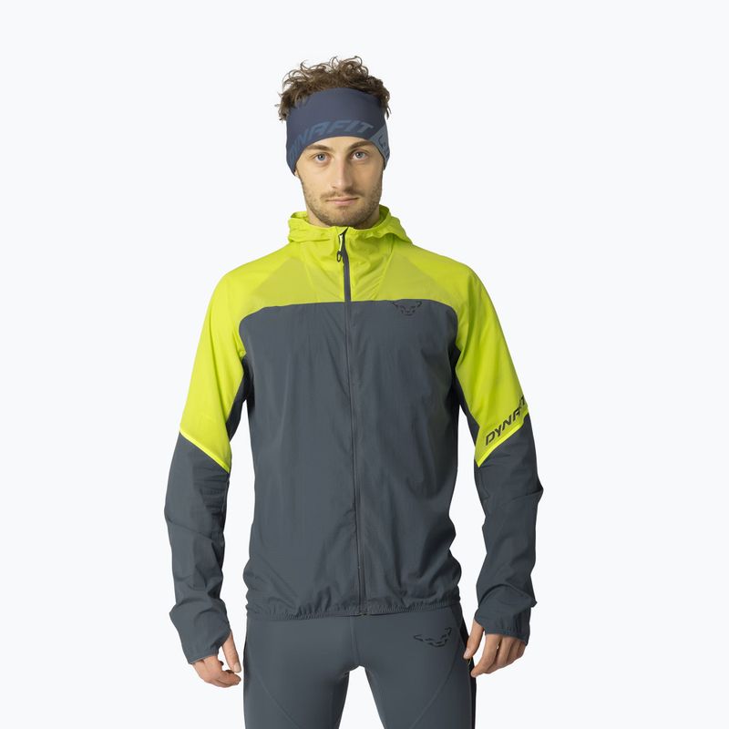 Men's running jacket DYNAFIT Alpine Wind ultra yellow