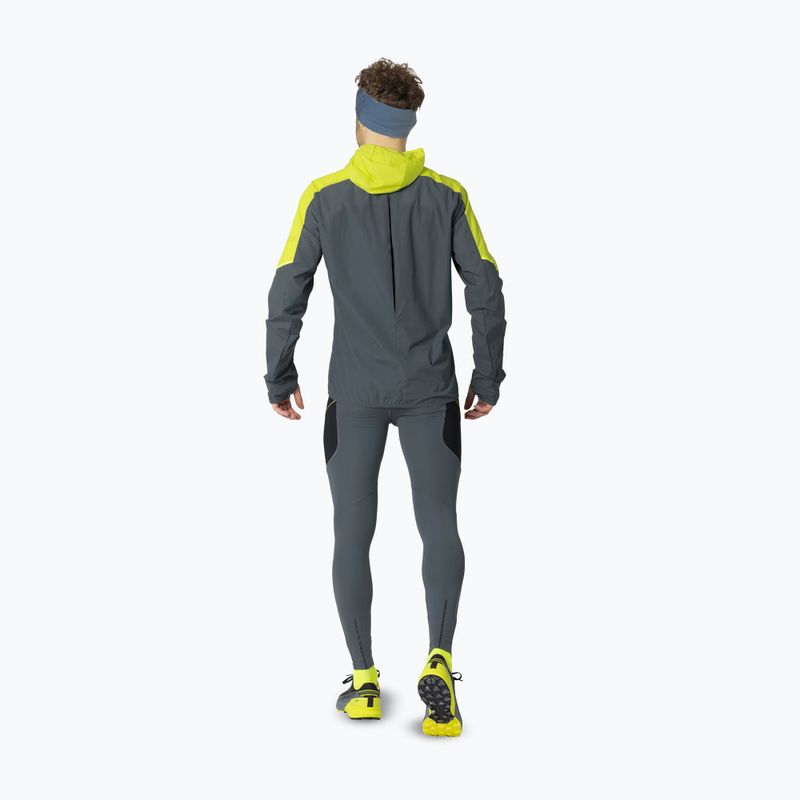 Men's running jacket DYNAFIT Alpine Wind ultra yellow 3