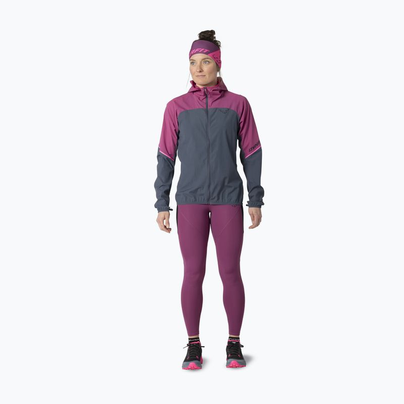 Women's running jacket DYNAFIT Alpine Wind magenta 2