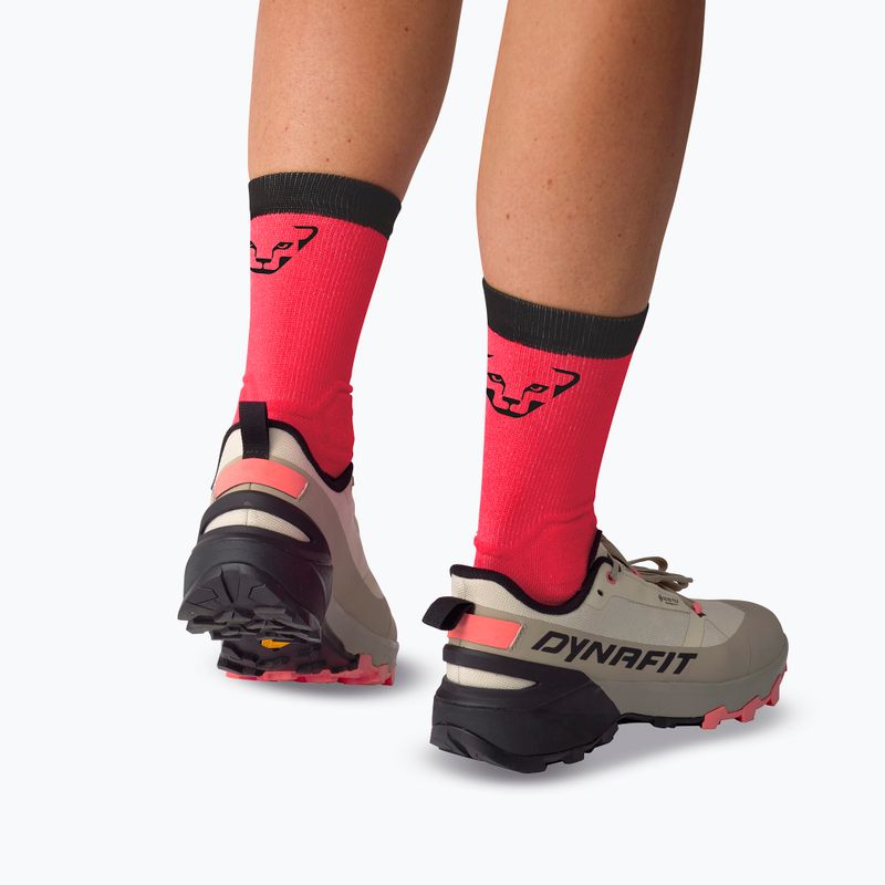 Socks DYNAFIT Ultra Cushion fluo coral 3