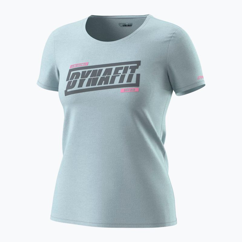 Women's T-shirt DYNAFIT Graphic Co cloud blue/tabloid 4