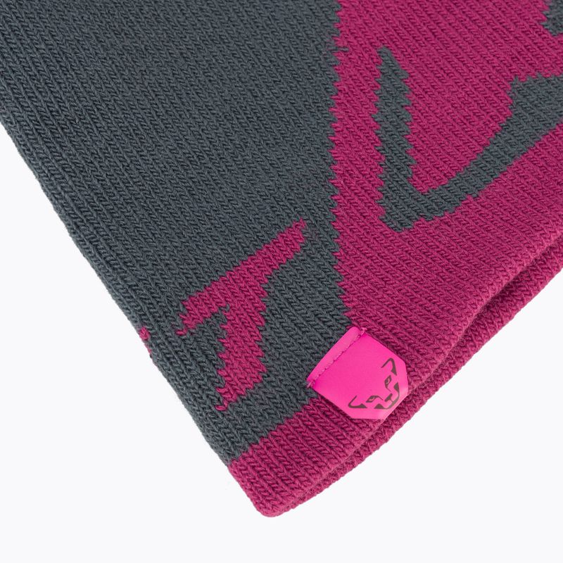 Winter hat DYNAFIT Leopard Logo magenta/0720 3