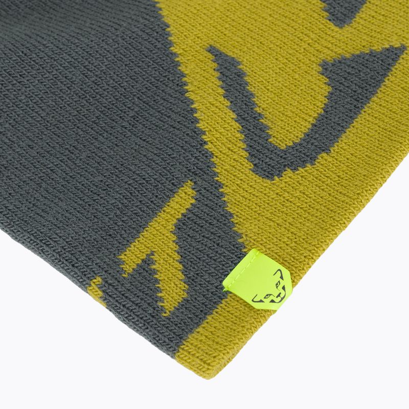 Winter hat DYNAFIT Leopard Logo golden lime/0720 3