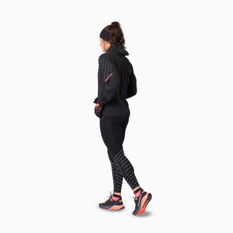 Women's running jacket DYNAFIT Trail Reflective Wind black out/6A10 3