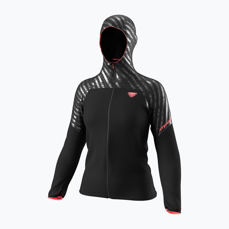 Women's running jacket DYNAFIT Trail Reflective Wind black out/6A10 8