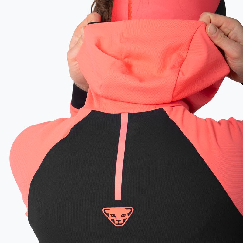 Women's running sweatshirt DYNAFIT Alpine Hooded ultra coral/0910 4