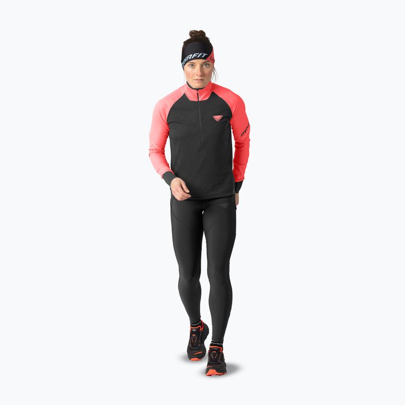 Women's running sweatshirt DYNAFIT Alpine 1/2 Zip Tee ultra coral/0910 2