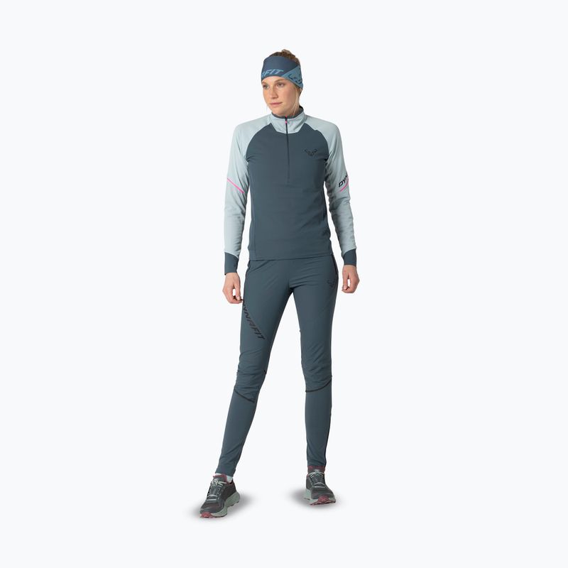 Women's running sweatshirt DYNAFIT Alpine 1/2 Zip Tee cloud blue/0720 2
