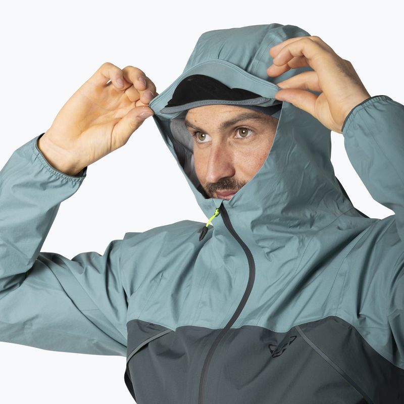 Men's running jacket DYNAFIT Alpine 3L smoke blue 5