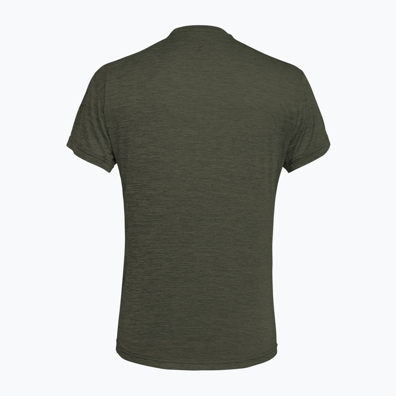 Men's T-shirt Salewa Puez Melange Dry faded green melange 2