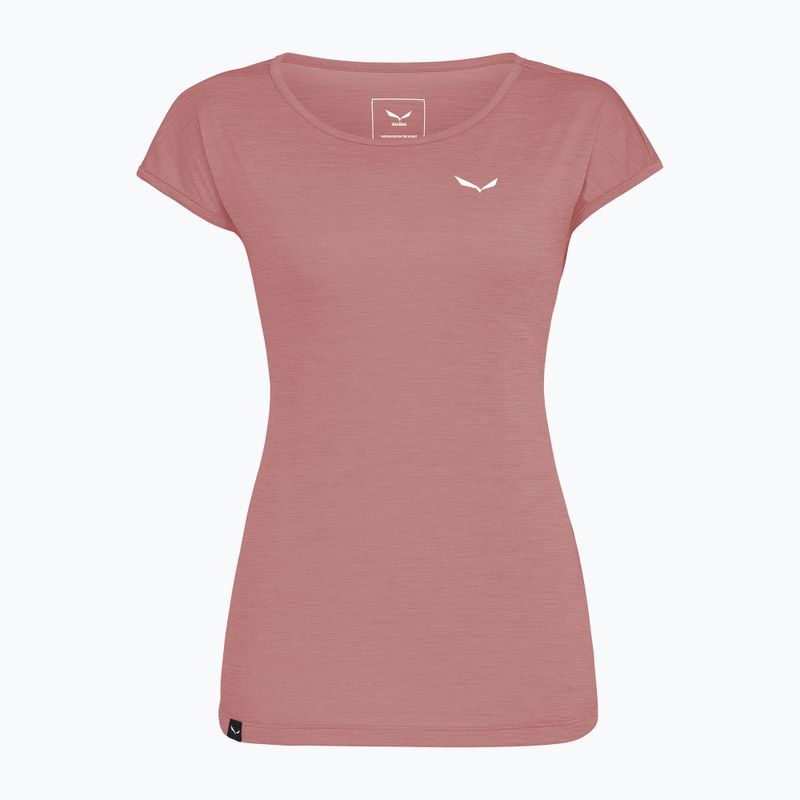 Women's T-shirt Salewa Puez Melange Dry desert pink melange