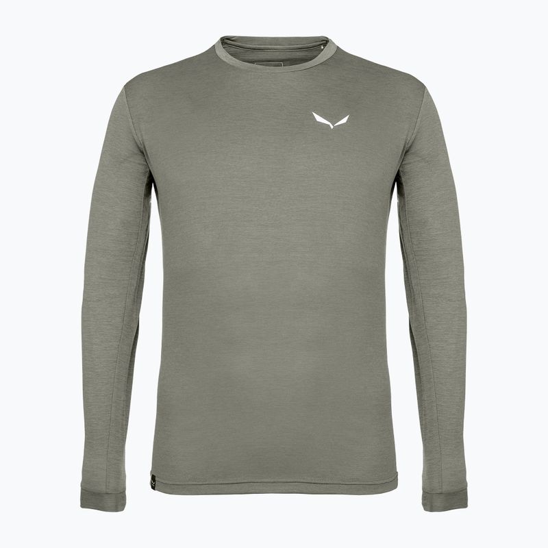 Men's longsleeve Salewa Puez Melange Dry faded green melange