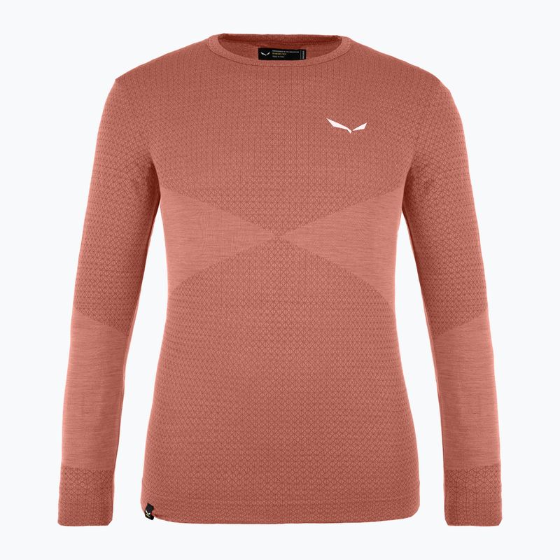 Children's thermal top Salewa Zebru Med Warm AMR etruscan red