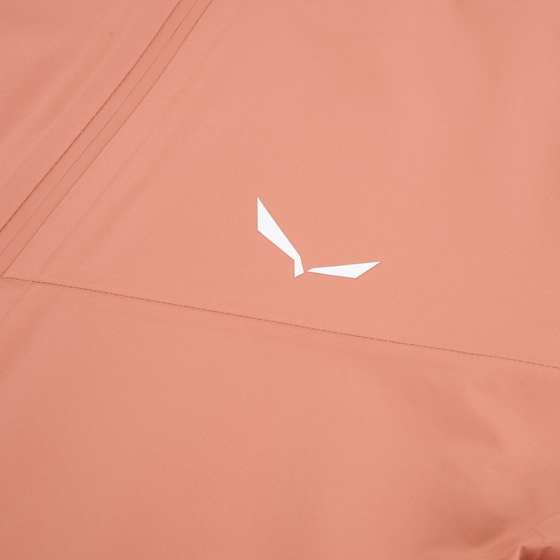 Women's rain jacket Salewa Puez Aqua 4 PTX 2.5L desert pink 3