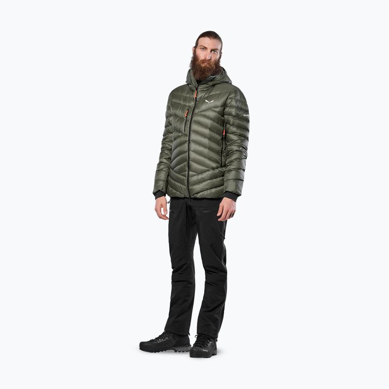 Men's insulated jacket Salewa Ortles Med 3 Rds Dwn faded green 2
