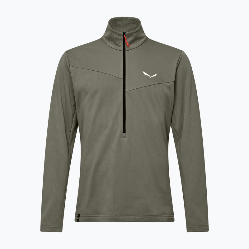 Men's trekking sweatshirt Salewa Puez Cammio Polarlite Half Zip Faded Green