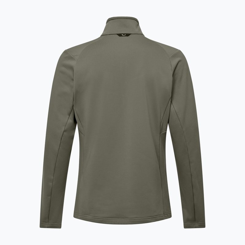 Men's trekking sweatshirt Salewa Puez Cammio Polarlite Half Zip Faded Green 2