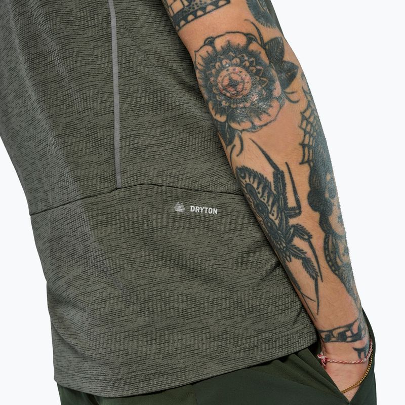 Men's T-shirt Salewa Pedroc Dry Wind faded green 6