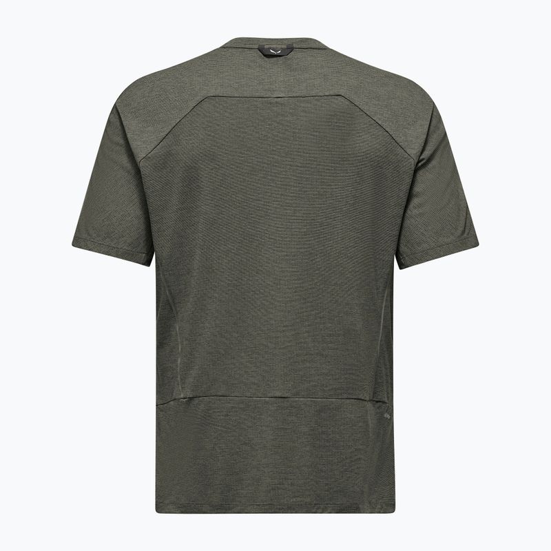 Men's T-shirt Salewa Pedroc Dry Wind faded green 8