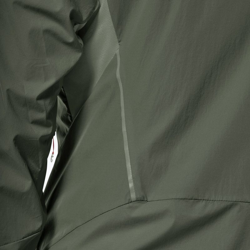 Men's wind jacket Salewa Pedroc Wind Hood faded green 5