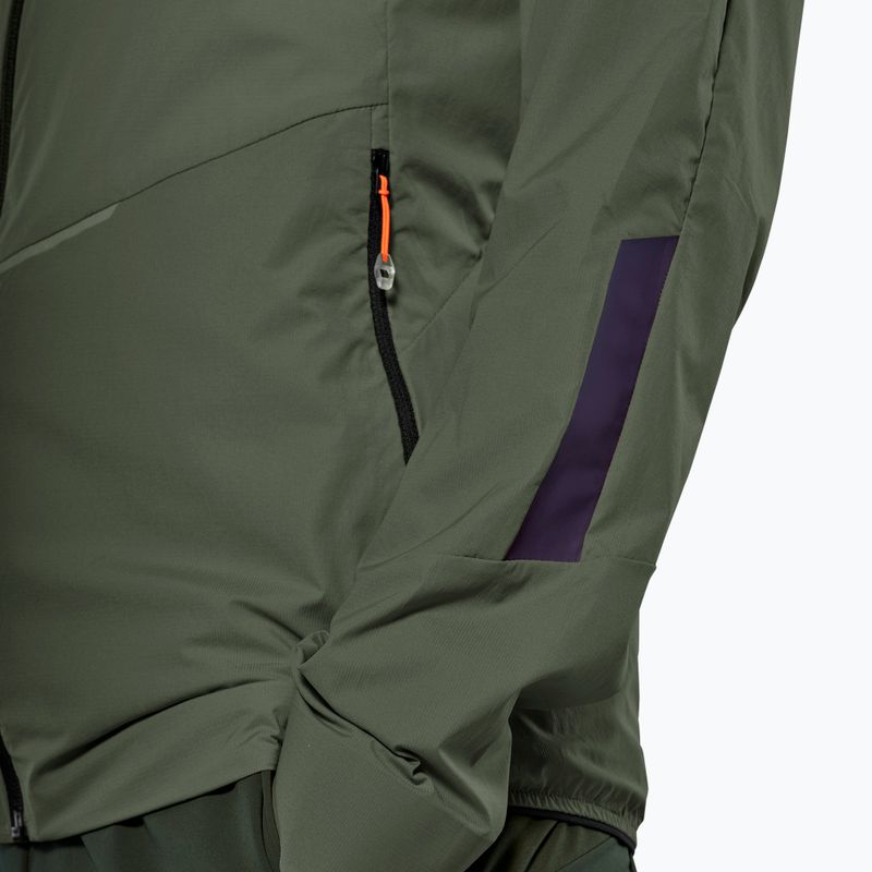 Men's wind jacket Salewa Pedroc Wind Hood faded green 6