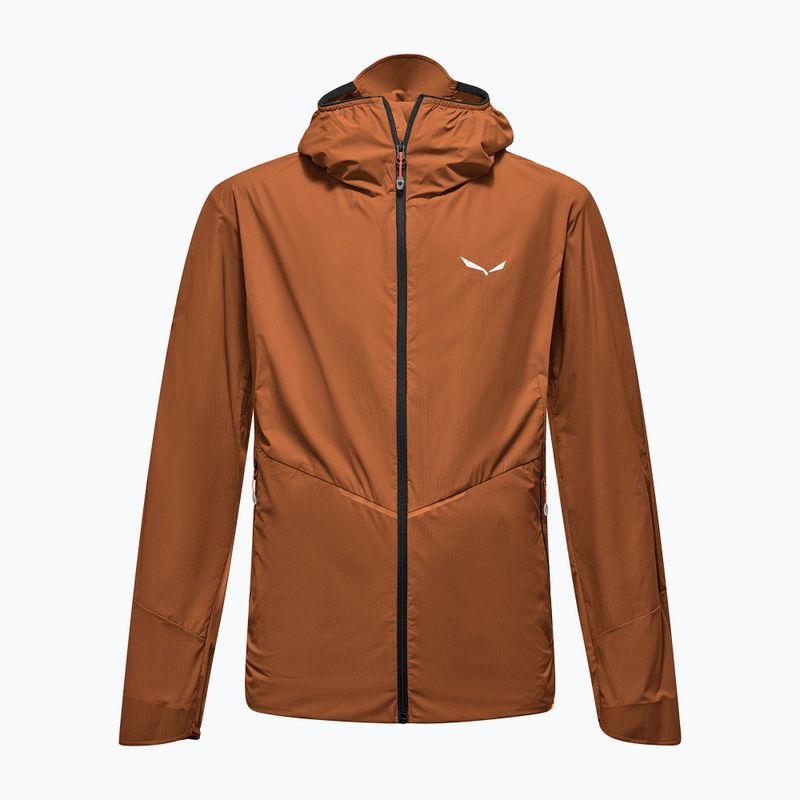 Men's wind jacket Salewa Pedroc Wind Hood bombay brown 8