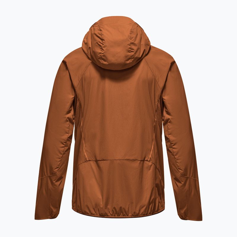 Men's wind jacket Salewa Pedroc Wind Hood bombay brown 9