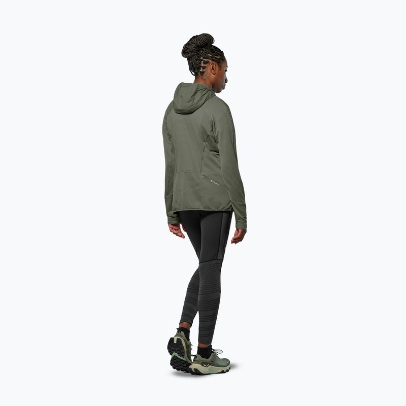 Women's wind jacket Salewa Pedroc Polarlite Wind Hood faded green 3