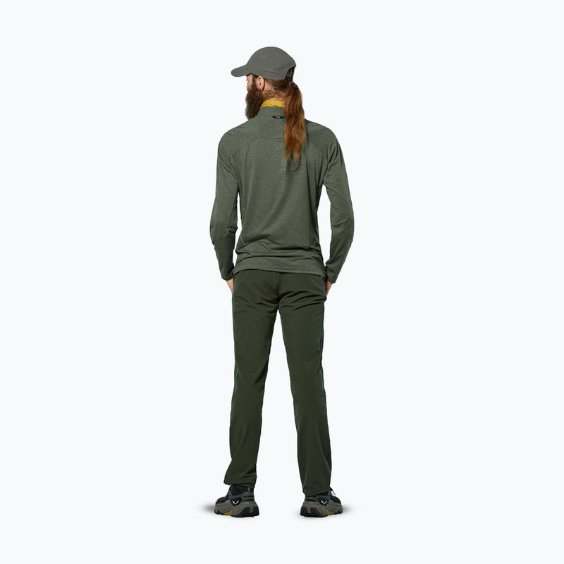 Men's longsleeve Salewa Pedroc Dry Wind Half Zip Tee faded green 3