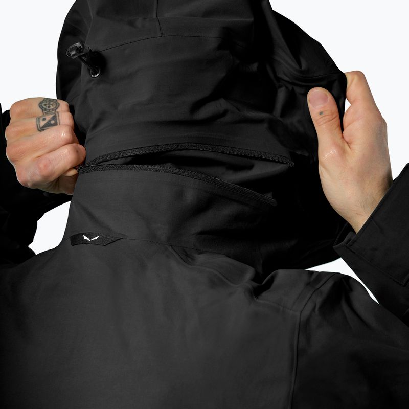 Men's rain jacket Salewa Ortles GTX 3L EPE black out 4