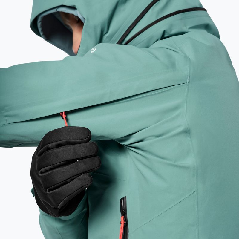 Women's rain jacket Salewa Ortles GTX 3L EPE willow 7