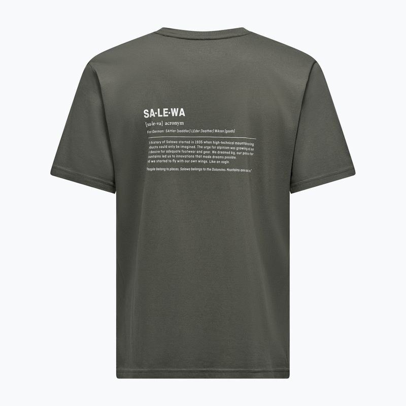 Men's T-shirt Salewa Eagle Vocab faded green 6