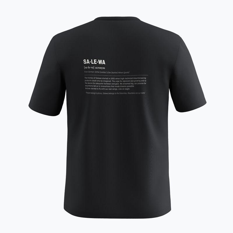 Men's T-shirt Salewa Eagle Vocab black out 6
