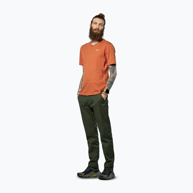 Men's T-shirt Salewa Eagle Vocab bombay brown 2