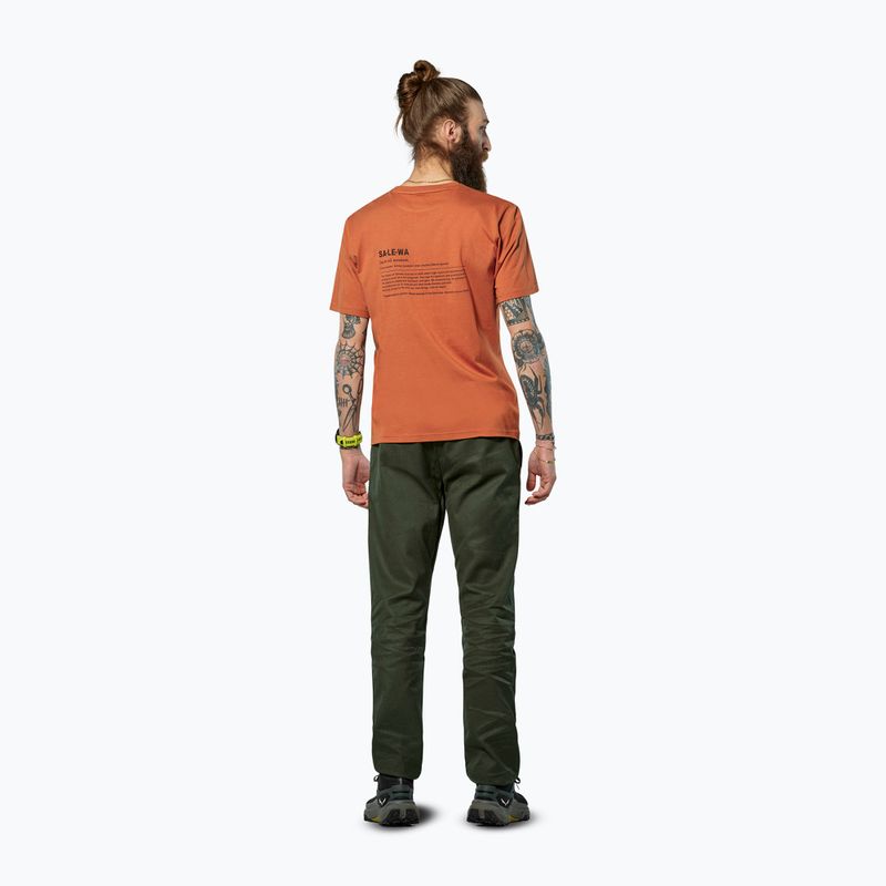 Men's T-shirt Salewa Eagle Vocab bombay brown 3
