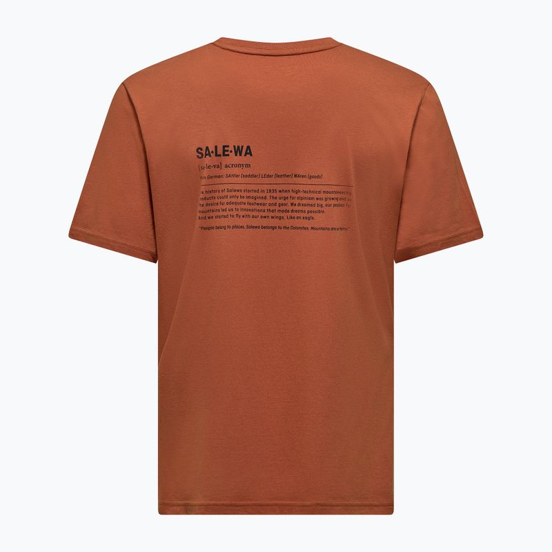 Men's T-shirt Salewa Eagle Vocab bombay brown 6