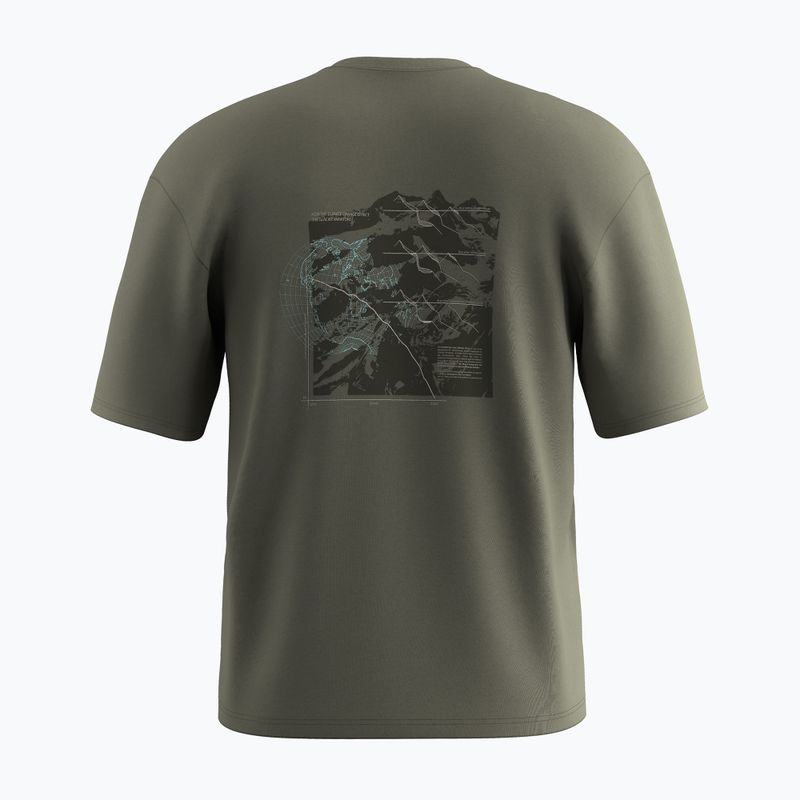 Men's T-shirt Salewa Eagle Glacier Loose faded green 2