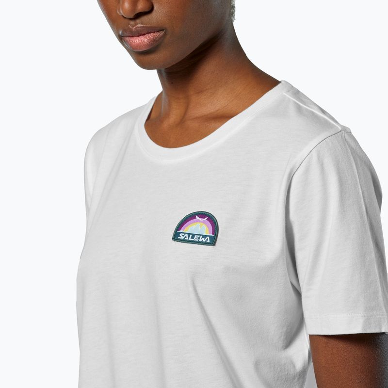 Women's T-shirt Salewa Eagle Anniversary optical white 4