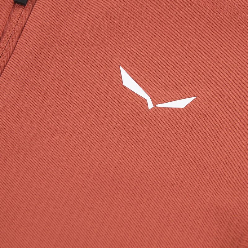 Children's trekking sweatshirt Salewa Cammino Polarlite etruscan red 3