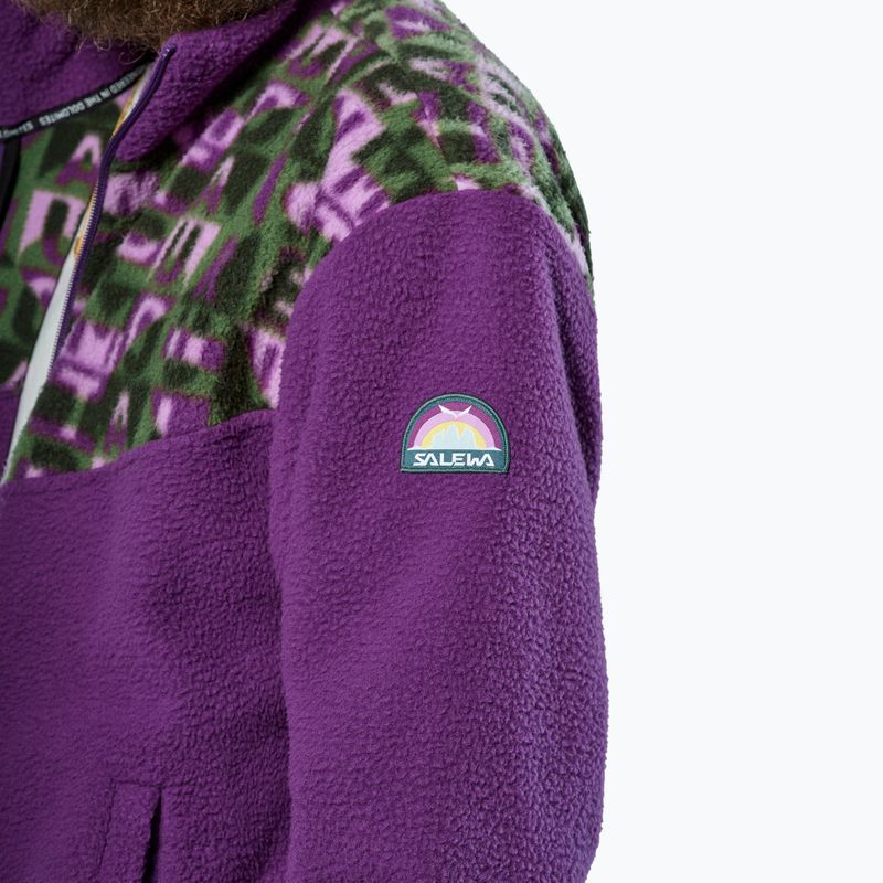 Trekking sweatshirt Salewa Eagle Anniversary plum 7