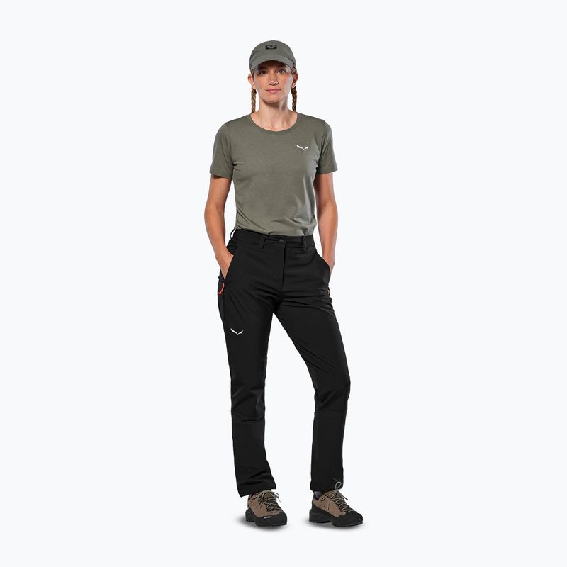 Women's softshell trousers Salewa Puez Dolomia 2 black out 2