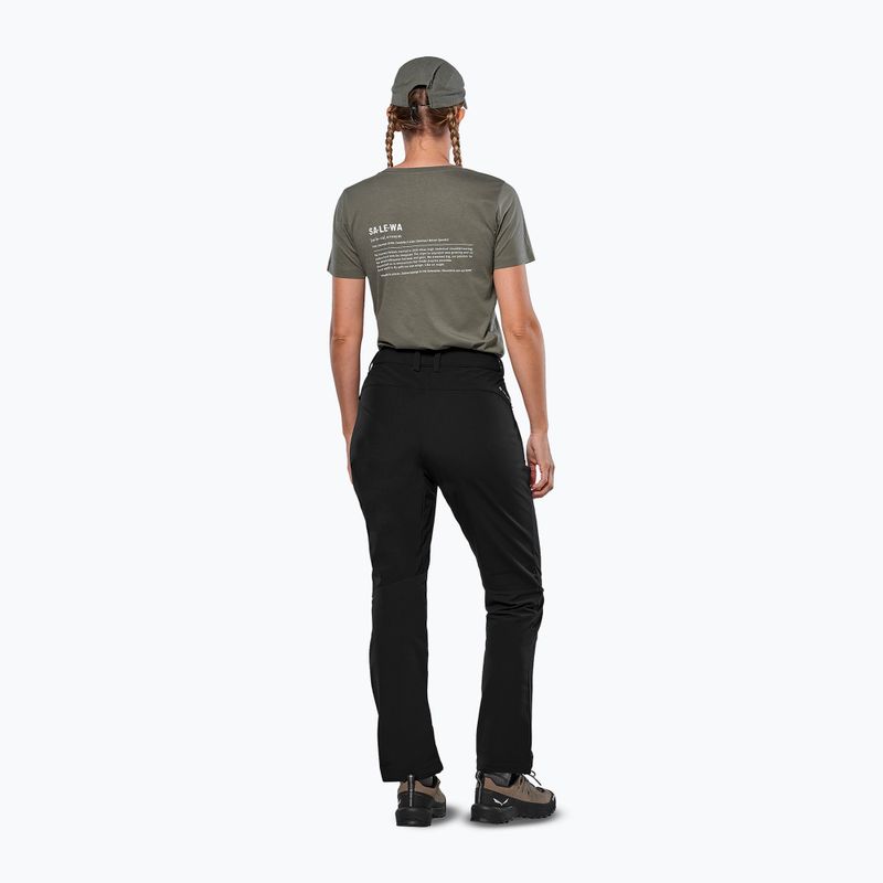 Women's softshell trousers Salewa Puez Dolomia 2 black out 3