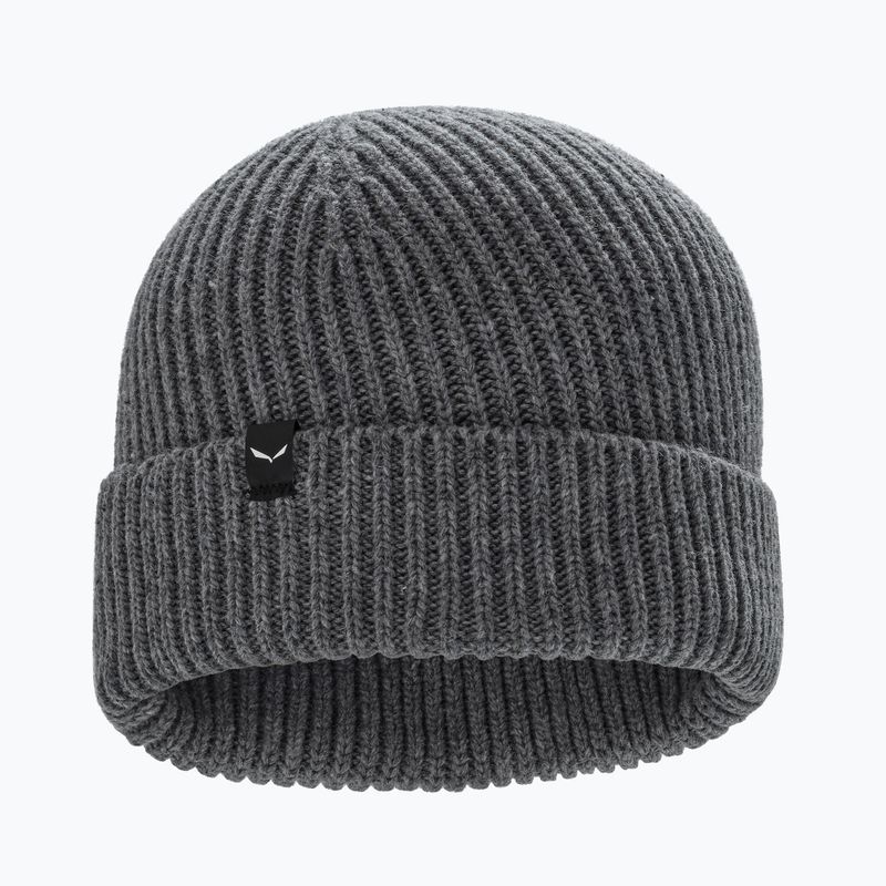 Winter hat Salewa Re-Zebru Knit light grey melange