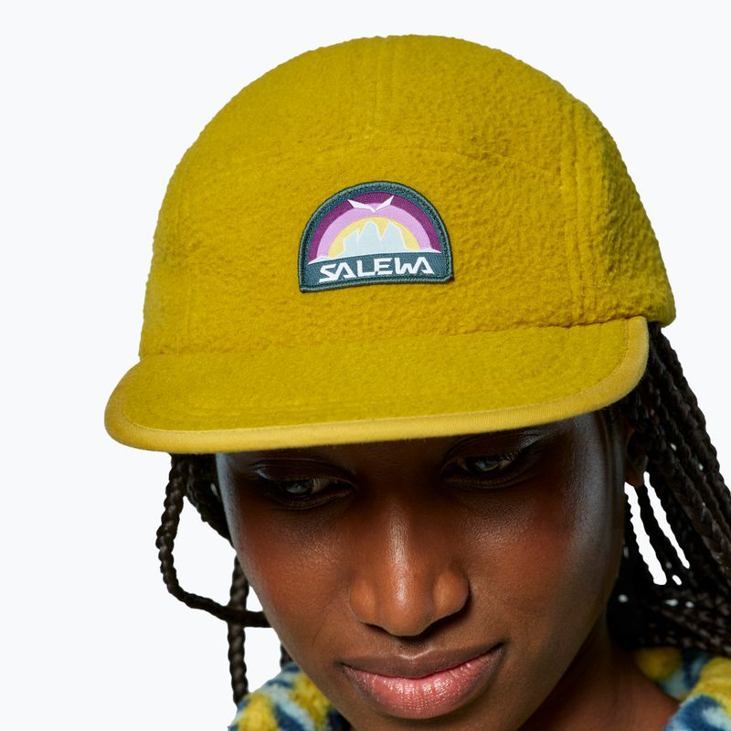 Baseball cap Salewa Eagle Anniversary Retro olive oil 3