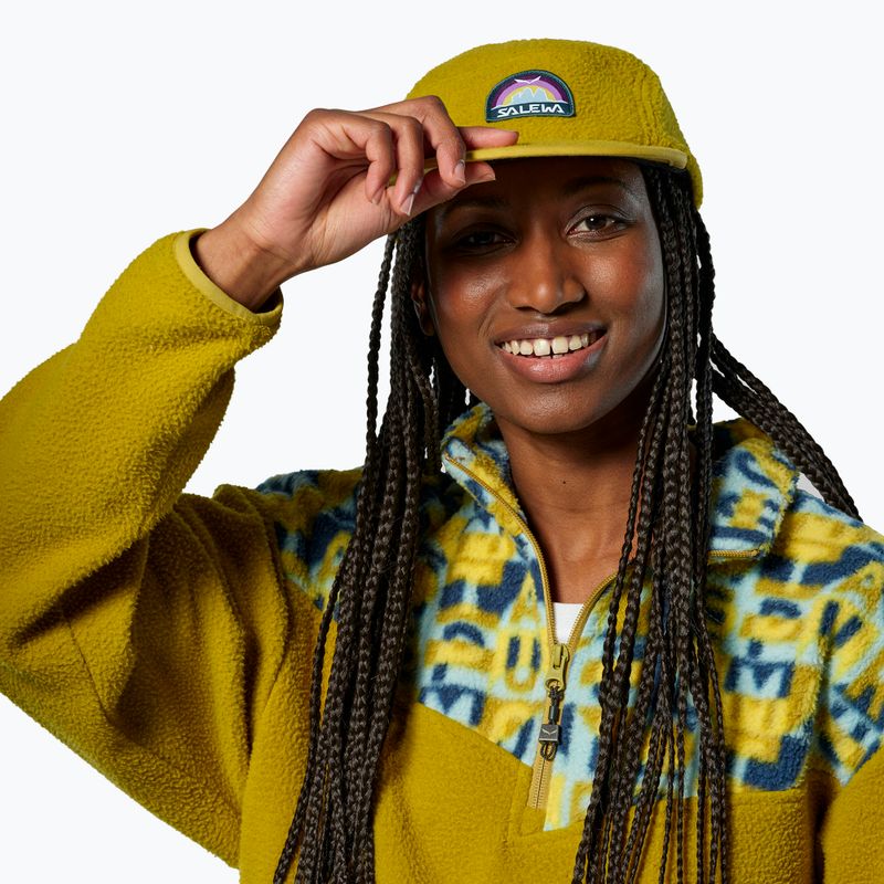 Baseball cap Salewa Eagle Anniversary Retro olive oil 4