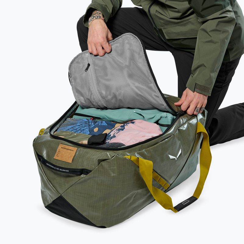 Travel bag Salewa Discovery Duffle 90 l faded green 10
