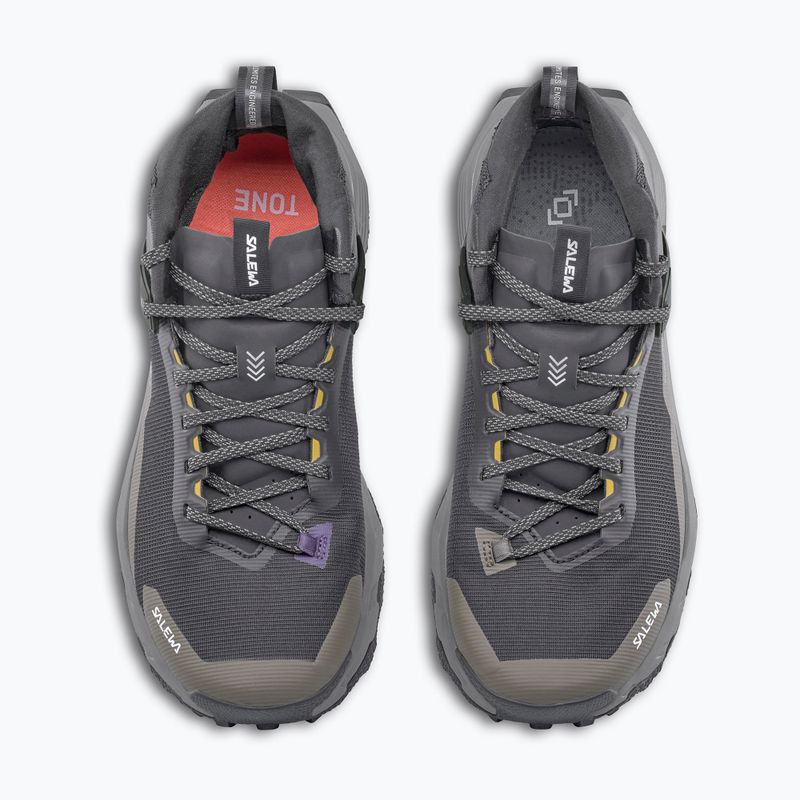 Men's trekking boots Salewa Pedroc 2 Mid PTX black out/bungee cord 7