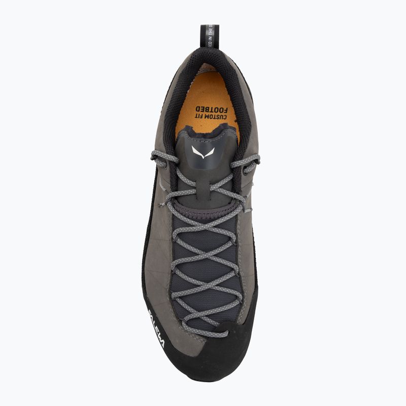 Men's approach shoes Salewa Wildfire Leather 2 GTX qulet shade/black 5